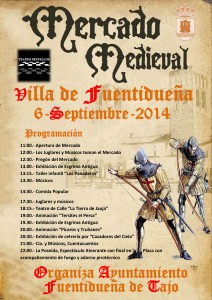 Cartel-Programa Mercado Medieval_2014_Fuentidueña de Tajo