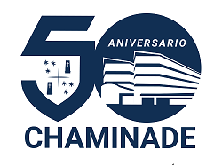 Logo Colegio Mayor Chaminade 50 aniversario